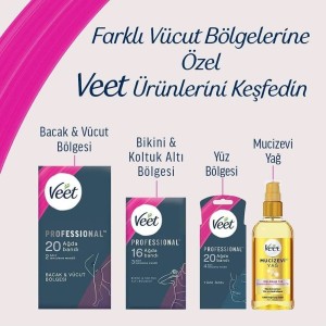 Veet Professional Yüz Ağda Bandı Hassas Ciltler 20 Adet - Thumbnail