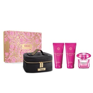 Versace - Versace Bright Crystal Absolu Kadın Parfüm Edp 90 Ml + Shower Gel 100 Ml + Body Lotion 100 Ml Set