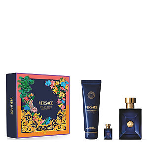 Versace Dylan Blue Pour Homme Erkek Parfüm Edt 100 Ml + Shower Gel 150 Ml + Edt 5 Ml Set 