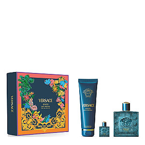 Versace Eros Erkek Parfüm Edp 100 Ml + Shower Gel 150 Ml + Edp 5 Ml Set 