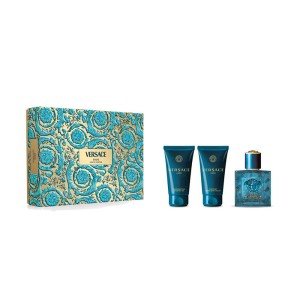 Versace - Versace Eros Erkek Parfüm Edp 100 Ml + Shower Gel 75 Ml + After Shave Balm 75 Ml Set