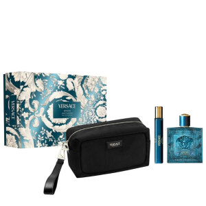 Versace Eros Erkek Parfüm Edp 100 Ml+Edp 10 Ml+Pouch Set - Versace