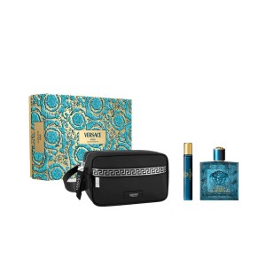 Versace - Versace Eros Erkek Parfüm Edt 100 Ml + Edt 10 Ml + Pouch Set