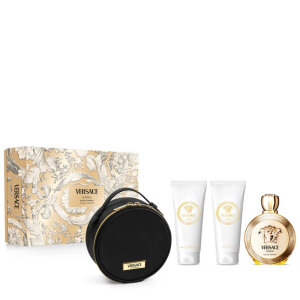 Versace Eros Kadın Parfüm Edp 100 Ml+Shower Gel 100 Ml+Body Lotion 100 Ml+Pouch Set - Versace