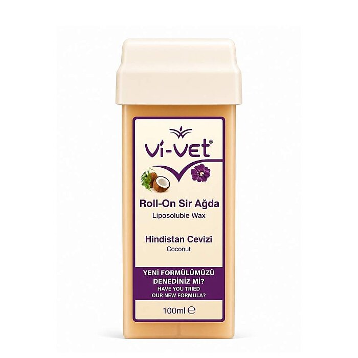 Vi-Vet Kartuş Sir Ağda Roll-On Hindistan Cevizli 100 Ml - 1