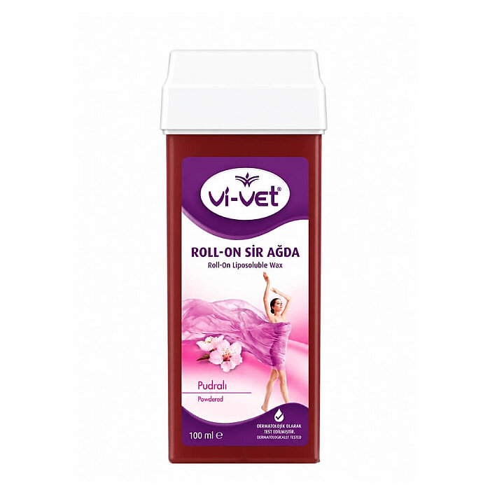 Vi-Vet Kartuş Sir Ağda Roll-On Pudralı 100 Ml - 1