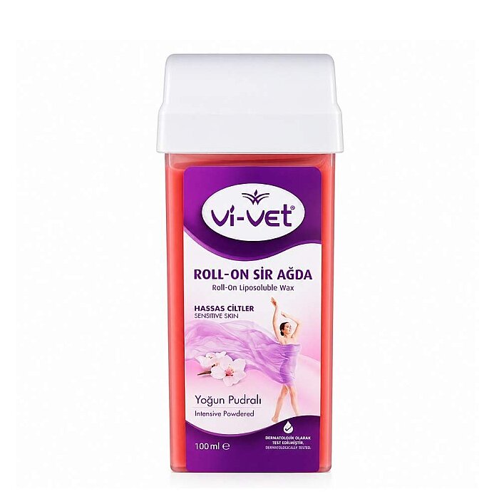Vi-Vet Kartuş Sir Ağda Roll-On Yoğun Pudralı 100 Ml - 1