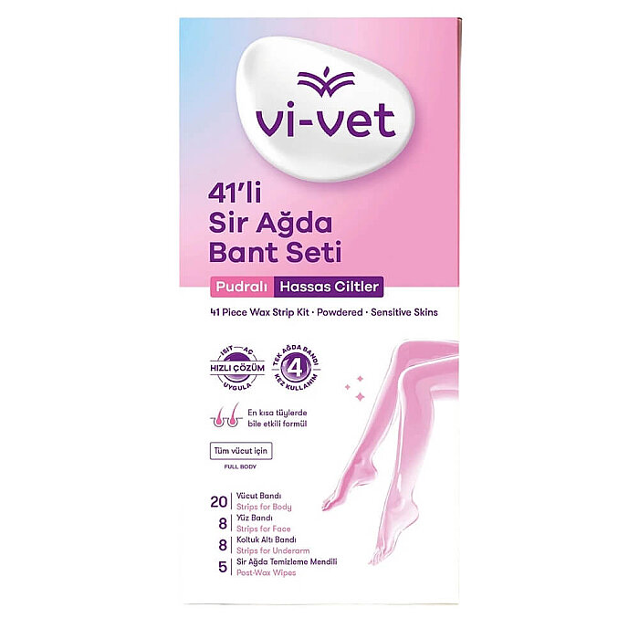 Vi-Vet Sir Ağda Bandı Seti Pudralı - 1