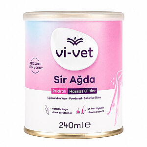 Vi-Vet Sir Ağda Kutu Pudralı 240 Ml - Vi-Vet