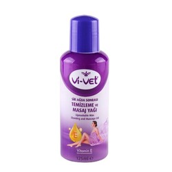 Vi-Vet Sir Ağda Sonrası Temizleme&Masaj Yağı E Vitamini 125 Ml - Thumbnail