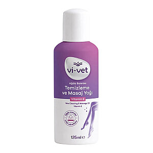 Vi-Vet Sir Ağda Sonrası Temizleme&Masaj Yağı E Vitamini 125 Ml - Vi-Vet