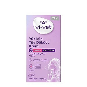 Vi-Vet Yüz İçin Tüy Dökücü Krem 30 Ml - Vi-Vet