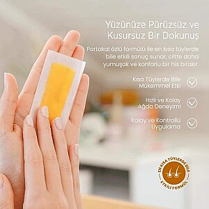 Vi-Vet Yüz Sir Ağda Bandı Portakallı 24'lü - 2