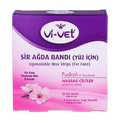 Vi-Vet - Vi-Vet Yüz Sir Ağda Bandı Pudralı 24'lü