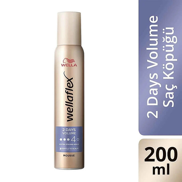 Wellaflex 2 Günlük Hacim Ekstra Güçlü Tutuş Saç Köpüğü 200 Ml - 2