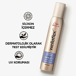 Wellaflex 2 Günlük Hacim Ekstra Güçlü Tutuş Saç Köpüğü 200 Ml - 6