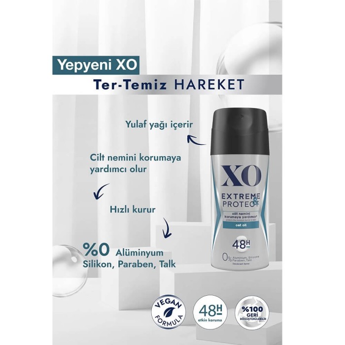 Xo Extreme&Protect Erkek Deodorant 150 Ml