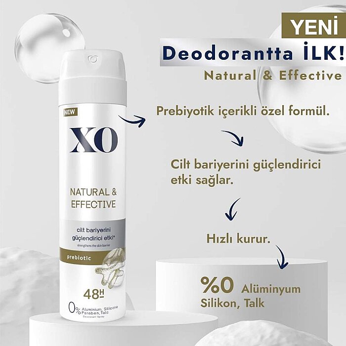 Xo Natural&Effective Kadın Deodorant 150 Ml - 2