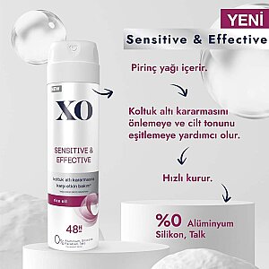 Xo Sensitive&Effective Kadın Deodorant 150 Ml - 2