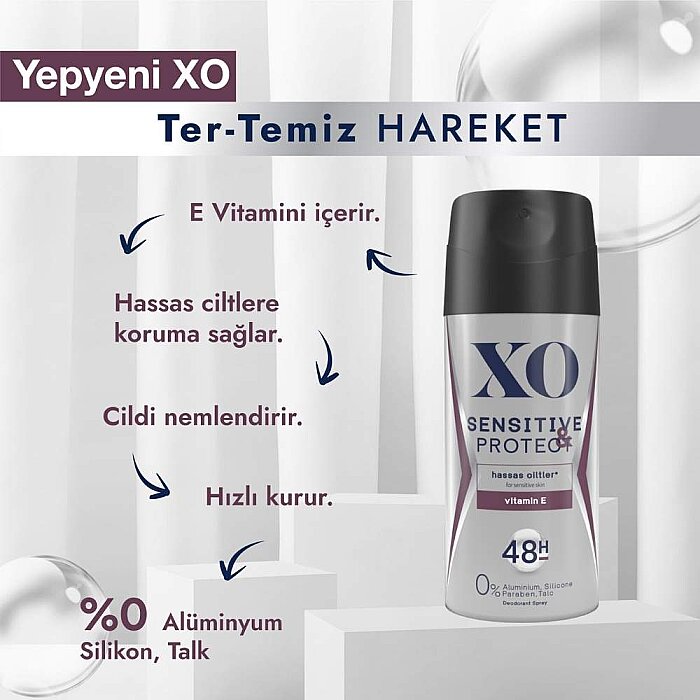 Xo Sensitive&Protect Erkek Deodorant 150 Ml - 2