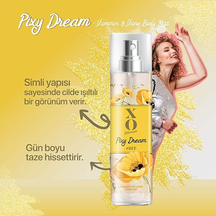 Xo Shimmer Body Spray Pixy Dreams 150 Ml - 2