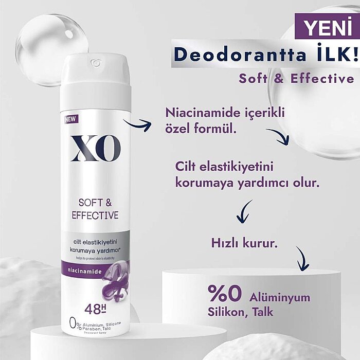 Xo Soft&Effective Kadın Deodorant 150 Ml - 2