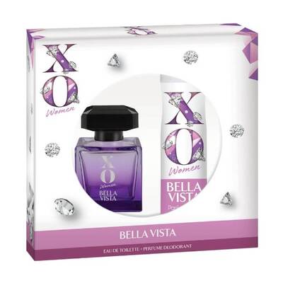 Xo Women Bella Vista Kadın Parfüm Edt 100 Ml + Deodorant 125 Ml Set