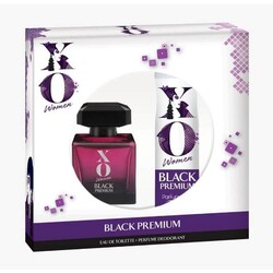 Xo Women Black Premium Kadın Parfüm Edt 100 Ml + Deodorant 125 Ml Set - Thumbnail