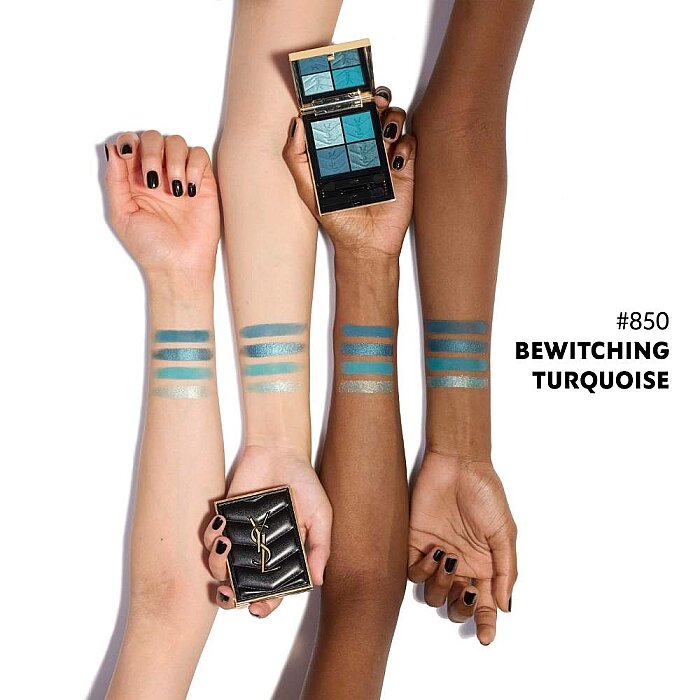 YSL Couture Baby Clutch Eyeshadow Palette 850 Bewitching Turquoise - 6