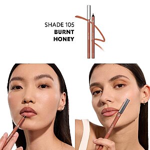 YSL Lovenude Kiss Shaper Lip Liner 105 Burnt Honey - 3