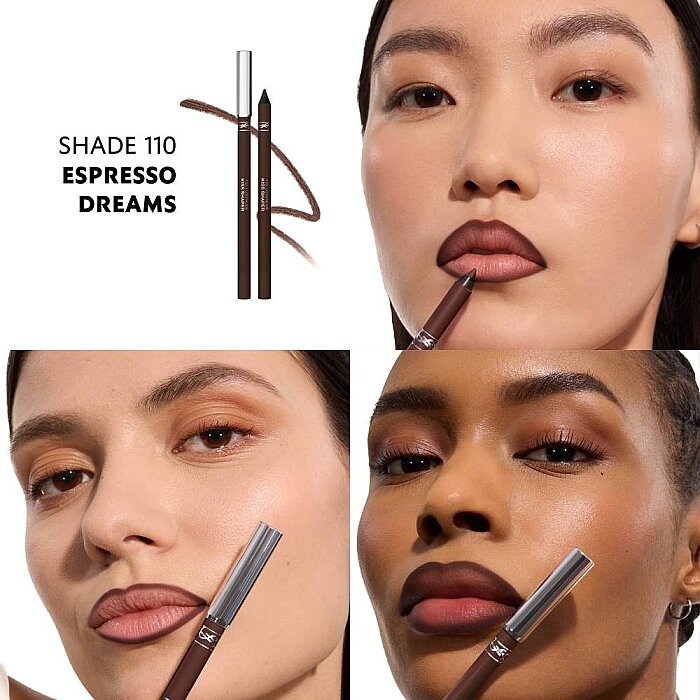 YSL Lovenude Kiss Shaper Lip Liner 110 Espresso Dreams - 3