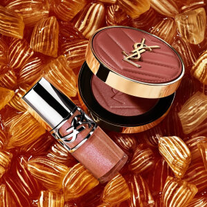 YSL Make Me Powder Blush Shade 12 Honey Moon - 5