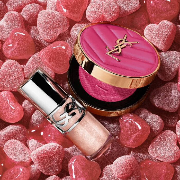 YSL Make Me Powder Blush Shade 66 Fuchsia Fizz - 5